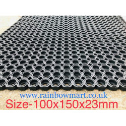 HEXAGON Premium Hollow Rubber MAT 1x1.5mx23 to 24mm, 17.5kg
