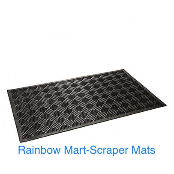  Rubber Scraper Mat - 90x150cm x 12mm